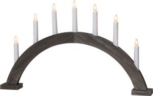 Star Trading Trapp Adventsljusstake Brun 34 cm