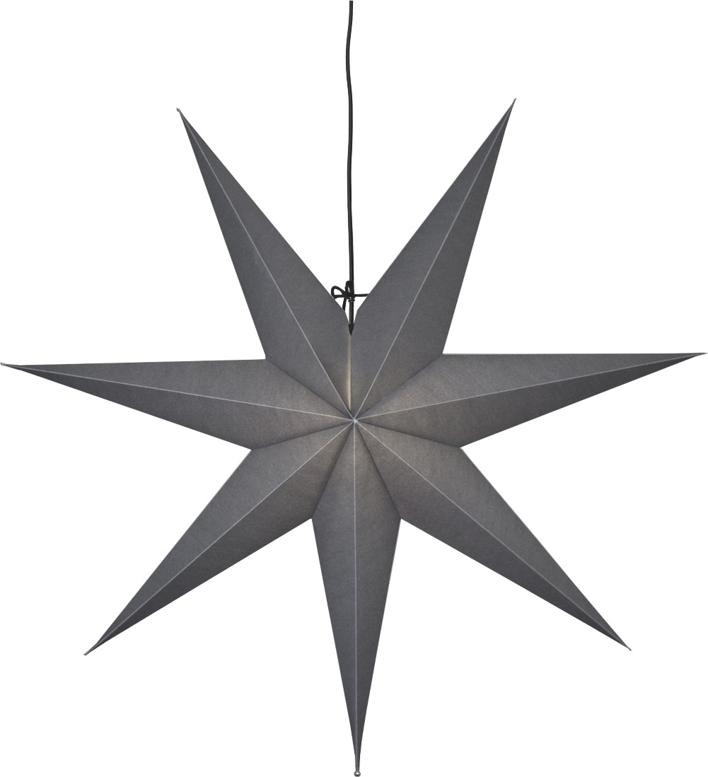 Star Trading Ozen Julstjärna 100cm Grå