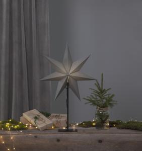 Star Trading Ozen Julstjärna 55 cm På Fot Grå