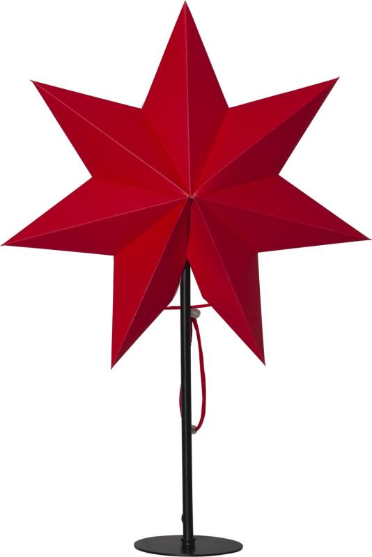 Star Trading Mixa Julstjärna 50cm På Fot Röd at lavanille
