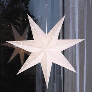 Star Trading Romantic Julstjärna Vit 54cm