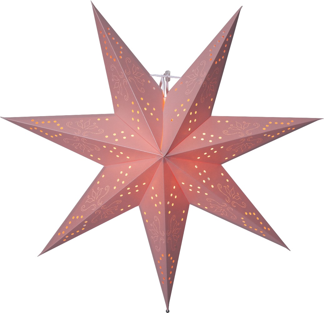 Star Trading Romantic Julstjärna Rosa 54cm