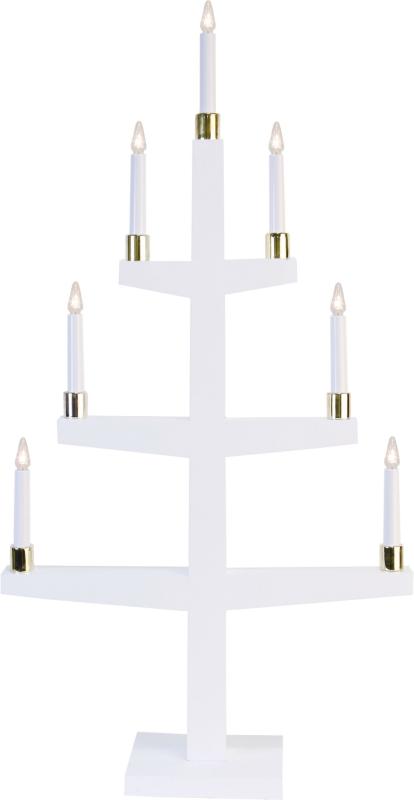 Star Trading Halla Ljusstake Vit 90cm at lavanille