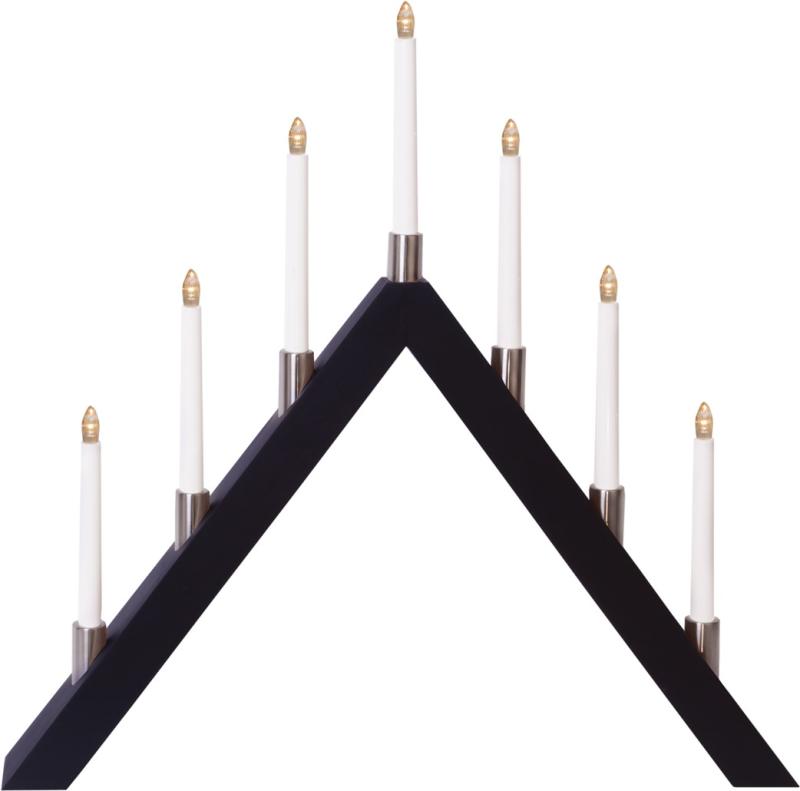 Star Trading Tall ljusstake Svart 63cm at lavanille