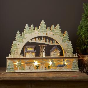 Star Trading Bamberg Ljusstake Natur 32,5cm