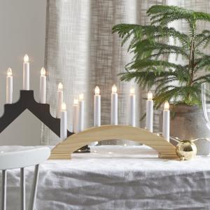 Star Trading Bea Adventsljusstake Natur 22 cm