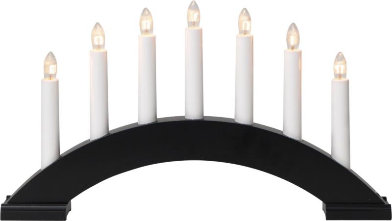 Star Trading Bea Adventsljusstake Svart 22 cm at lavanille