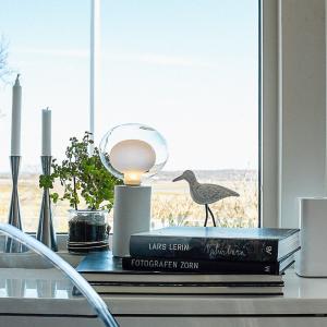 Lampfot Trä Vit Star Trading Tub 15cm