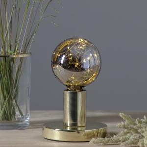 Lampfot E27 Mässing Star Trading Glans 8,5cm