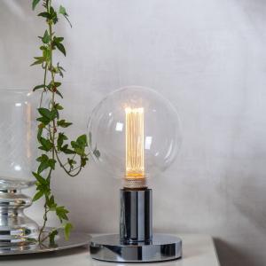 Lampfot E27 Krom Star Trading Glans 8,5cm