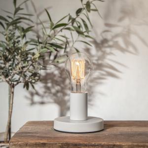 Lampfot E27 Vit Star Trading Glans 8,5cm