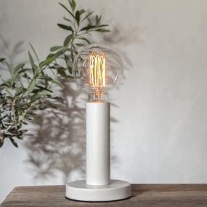 Lampfot E27 Vit Star Trading Glans 17cm