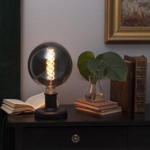 Lampfot E27 Svart Star Trading Jojo 10cm