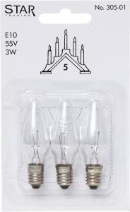 Star Trading Reservlampor 3-Pack Transparent