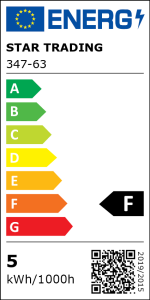 LED-Lampa Star Trading GU10 Spotlight 4,7W (50W) 345lm 2700K Dimbar