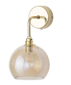 Vägglampa Glas Golden Smoke Ebb & Flow Rowan 15cm