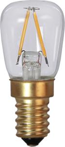 LED-Lampa E14 Päron Klar 1,3W 2-Pack Soft Glow Star Trading