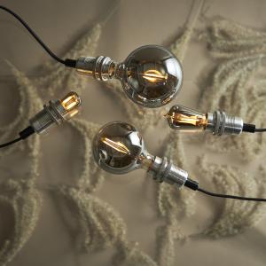 Star Trading LED-Lampa E14 Smoke Glas 1W