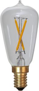 Star Trading LED-Lampa E14 ST38 Soft Glow 0,5W Klar