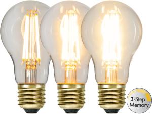 Star Trading LED-Ljuskälla E27 3-Steg Dimmer