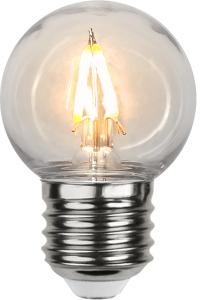 Star Trading LED-Lampa E27 Outdoor Lighting PC Cover 0,6W