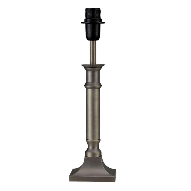 Lampfot Antik Nickel Oriva Rikard 32cm at lavanille