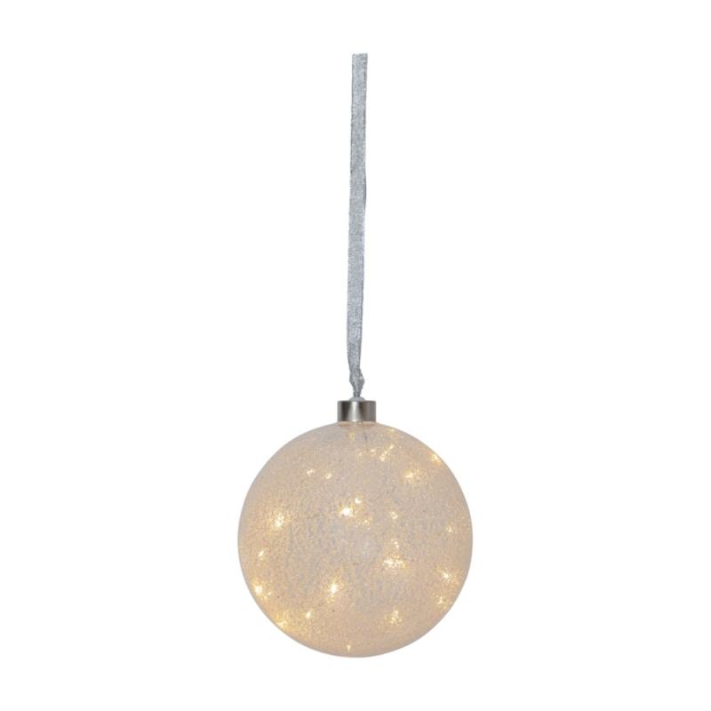 Star Trading Glow Glaskula Snow 15cm 30L at lavanille