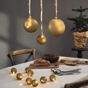 Star Trading Bliss Glaskula Guld 10cm 16L