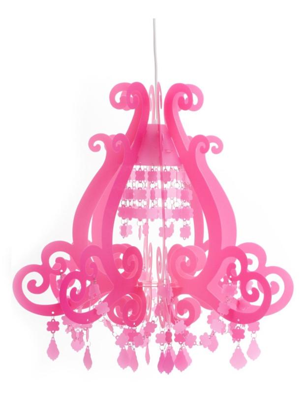 Oriva Taklampa Barock Rosa at lavanille