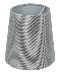Oriva Lampskärm Rund Svart/Silver 14cm