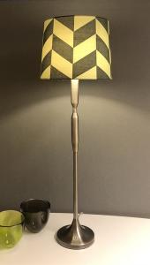 Lampfot Svart Nickel Oriva 65cm