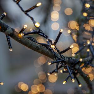 Star Trading Ljusslinga Utomhus Svart Flashy 16m