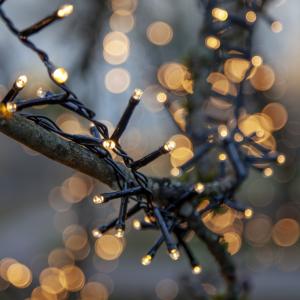 Star Trading Ljusslinga Utomhus Svart Flashy 30m