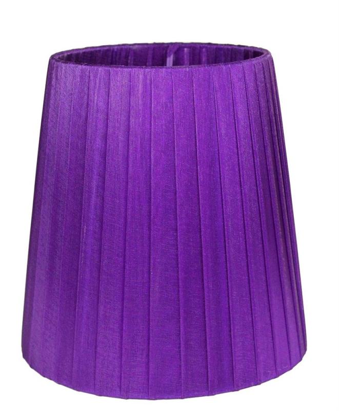 Oriva Lampskärm Organza Rund 17cm Lila at lavanille