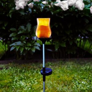 Star Trading Lyon Solcellslampa Gul 52cm