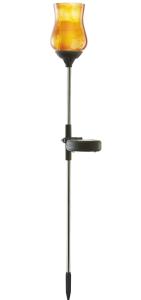 Star Trading Lyon Solcellslampa Gul 52cm