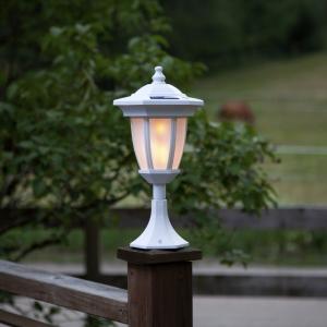 Star Trading Flame Solcellsfackla Vit 63cm