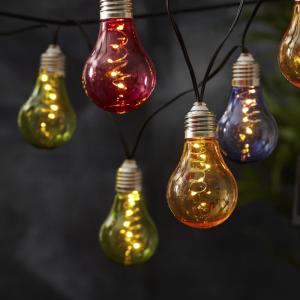 Star Trading Ljusslinga Solcell Multi Glow 1,8m