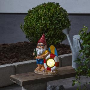 Star Trading Gnomy Solcellsdekoration Beach Multi