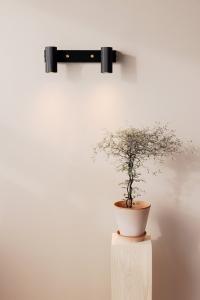 Vägglampa Svart 2L Globen Lighting Hubble 35cm