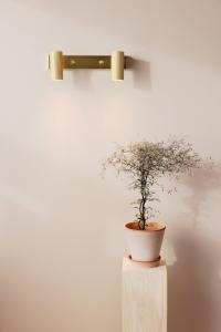 Vägglampa Mässing 2L Globen Lighting Hubble 35cm