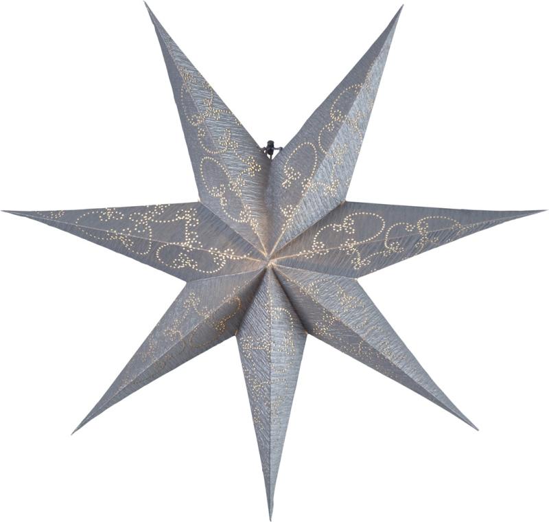 Star Trading Decorus Julstjärna 63cm Silver at lavanille
