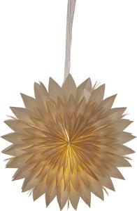 Star Trading Dis Pappersstjärna Beige 50cm