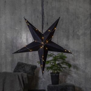 Star Trading Velvet Pappersstjärna Svart 60cm