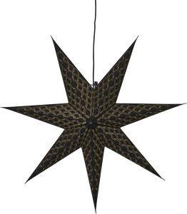 Star Trading Brodie Pappersstjärna Svart 60cm