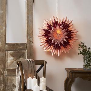 Star Trading Ice Pappersstjärna Rosa 50cm