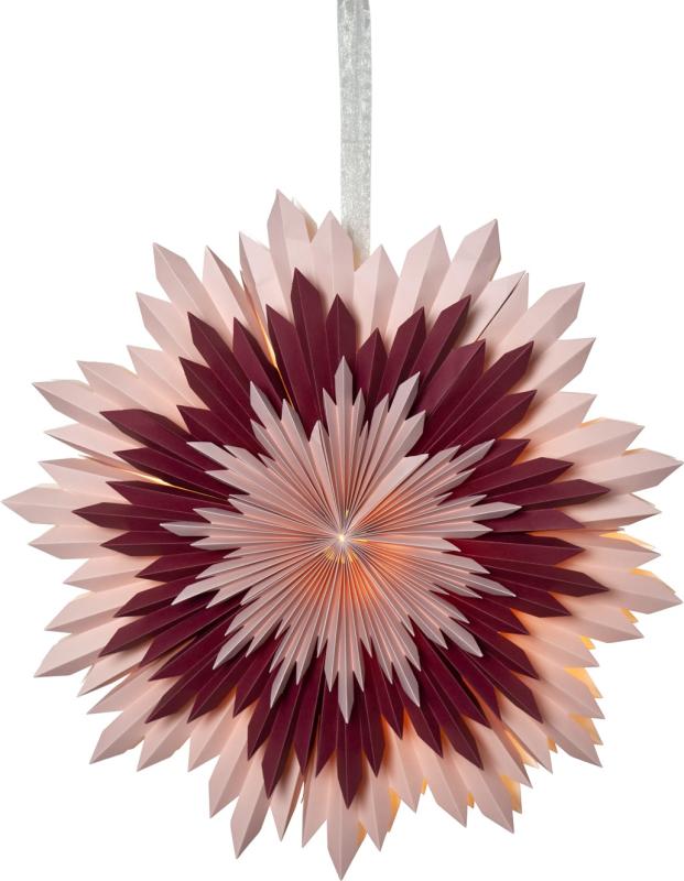 Star Trading Ice Pappersstjärna Rosa 50cm at lavanille