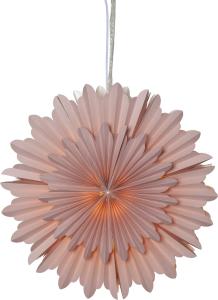 Star Trading Crystal Pappersstjärna Rosa 50cm