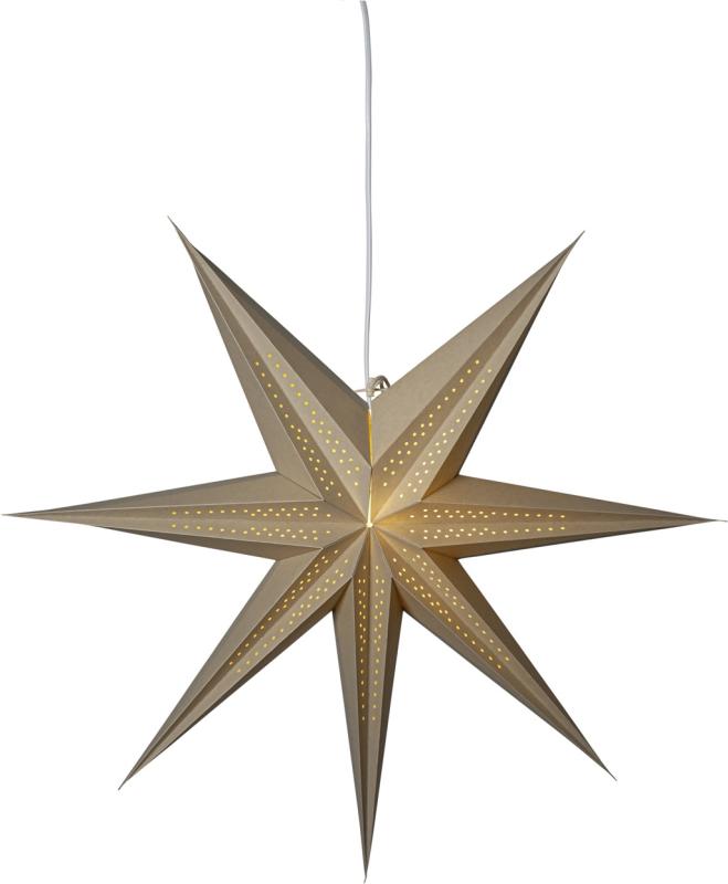 Star Trading Point Pappersstjärna Beige 60cm at lavanille