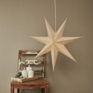 Star Trading Cotton Pappersstjärna Beige 60cm
